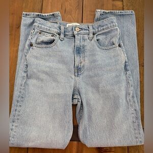 Abercrombie & Fitch Ultra High Rise Light Blue Jeans